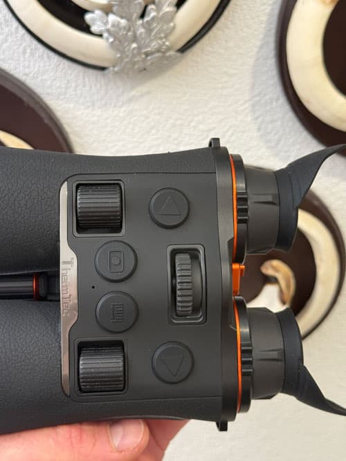 Bedienelemente des Thermtec Ventus